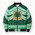 Personalised Tonga Saineha High School Bomber Puffer Jacket Polynesian Ngatu Tribal - Polynesian Pride
