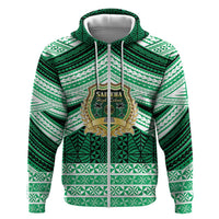 Personalised Tonga Saineha High School Hoodie Polynesian Ngatu Tribal