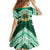 Personalised Tonga Saineha High School Kid Short Sleeve Dress Polynesian Ngatu Tribal