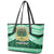Personalised Tonga Saineha High School Leather Tote Bag Polynesian Ngatu Tribal