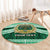 Personalised Tonga Saineha High School Round Carpet Polynesian Ngatu Tribal