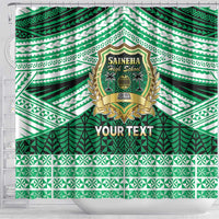 Personalised Tonga Saineha High School Shower Curtain Polynesian Ngatu Tribal LT9 - Polynesian Pride
