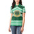 Personalised Tonga Saineha High School Women Polo Shirt Polynesian Ngatu Tribal