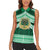 Personalised Tonga Saineha High School Women Sleeveless Polo Shirt Polynesian Ngatu Tribal