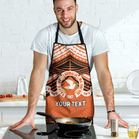 Personalised Tonga Tailulu College Apron Polynesian Ngatu Tribal - Polynesian Pride