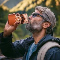 Personalised Tonga Tailulu College 4 in 1 Can Cooler Tumbler Polynesian Ngatu Tribal