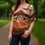 Personalised Tonga Tailulu College Cross Shoulder Shirt Polynesian Ngatu Tribal - Polynesian Pride