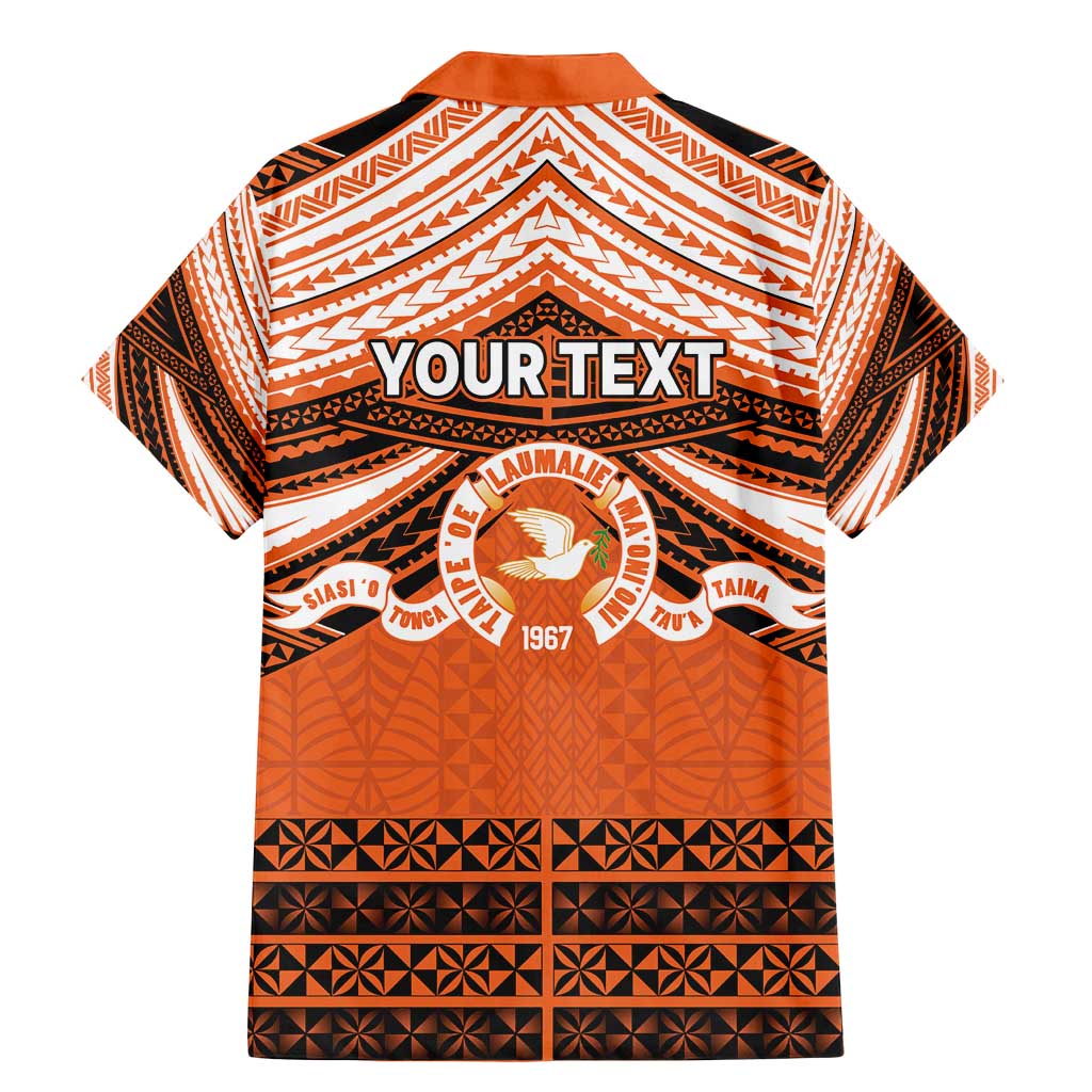 Personalised Tonga Tailulu College Family Matching Mermaid Dress and Hawaiian Shirt Polynesian Ngatu Tribal