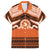 Personalised Tonga Tailulu College Family Matching Off The Shoulder Long Sleeve Dress and Hawaiian Shirt Polynesian Ngatu Tribal