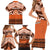 Personalised Tonga Tailulu College Family Matching Short Sleeve Bodycon Dress and Hawaiian Shirt Polynesian Ngatu Tribal