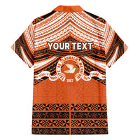 Personalised Tonga Tailulu College Family Matching Short Sleeve Bodycon Dress and Hawaiian Shirt Polynesian Ngatu Tribal
