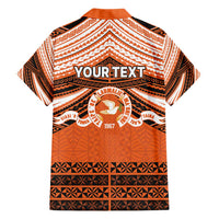 Personalised Tonga Tailulu College Hawaiian Shirt Polynesian Ngatu Tribal