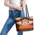 Personalised Tonga Tailulu College Leather Tote Bag Polynesian Ngatu Tribal