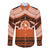 Personalised Tonga Tailulu College Long Sleeve Button Shirt Polynesian Ngatu Tribal