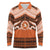 Personalised Tonga Tailulu College Long Sleeve Polo Shirt Polynesian Ngatu Tribal