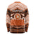 Personalised Tonga Tailulu College Long Sleeve Shirt Polynesian Ngatu Tribal