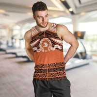 Personalised Tonga Tailulu College Men Tank Top Polynesian Ngatu Tribal