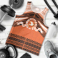 Personalised Tonga Tailulu College Men Tank Top Polynesian Ngatu Tribal