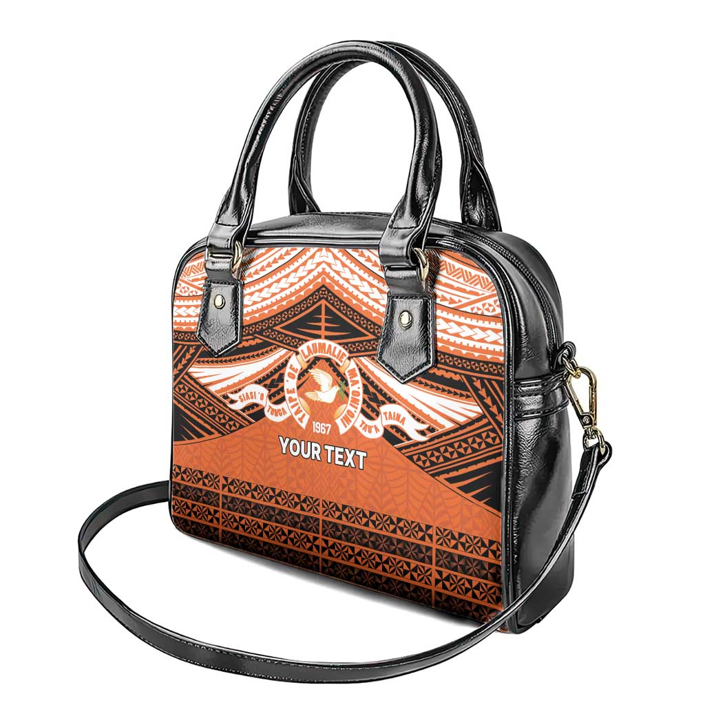 Personalised Tonga Tailulu College Shoulder Handbag Polynesian Ngatu Tribal LT9 - Polynesian Pride