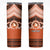 Personalised Tonga Tailulu College Skinny Tumbler Polynesian Ngatu Tribal