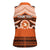 Personalised Tonga Tailulu College Women Sleeveless Polo Shirt Polynesian Ngatu Tribal
