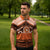 Personalised Tonga Tailulu College Zipper Polo Shirt Polynesian Ngatu Tribal - Polynesian Pride