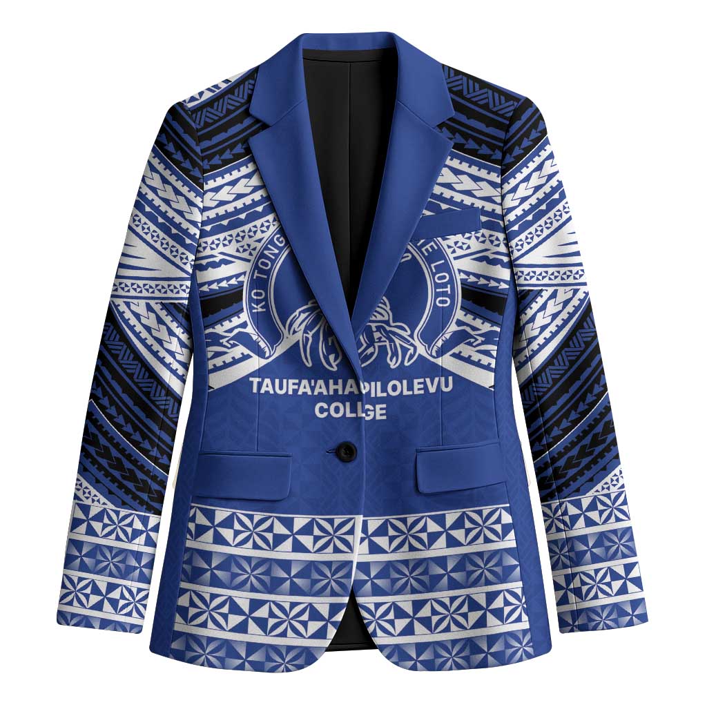 Personalised Tonga Taufa'ahau Pilolevu College Blazer Polynesian Ngatu Tribal - Polynesian Pride