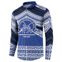 Personalised Tonga Taufa'ahau Pilolevu College Button Sweatshirt Polynesian Ngatu Tribal