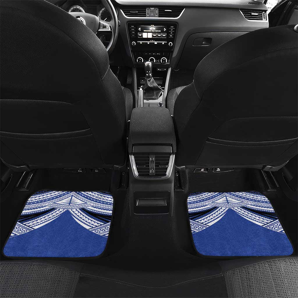 Personalised Tonga Taufa'ahau Pilolevu College Car Mats Polynesian Ngatu Tribal