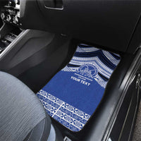 Personalised Tonga Taufa'ahau Pilolevu College Car Mats Polynesian Ngatu Tribal