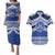 Personalised Tonga Taufa'ahau Pilolevu College Couples Matching Puletasi and Hawaiian Shirt Polynesian Ngatu Tribal