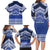 Personalised Tonga Taufa'ahau Pilolevu College Family Matching Long Sleeve Bodycon Dress and Hawaiian Shirt Polynesian Ngatu Tribal