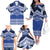 Personalised Tonga Taufa'ahau Pilolevu College Family Matching Off The Shoulder Long Sleeve Dress and Hawaiian Shirt Polynesian Ngatu Tribal
