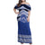Personalised Tonga Taufa'ahau Pilolevu College Family Matching Off Shoulder Maxi Dress and Hawaiian Shirt Polynesian Ngatu Tribal