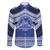 Personalised Tonga Taufa'ahau Pilolevu College Family Matching Puletasi and Hawaiian Shirt Polynesian Ngatu Tribal