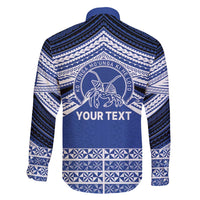 Personalised Tonga Taufa'ahau Pilolevu College Family Matching Puletasi and Hawaiian Shirt Polynesian Ngatu Tribal