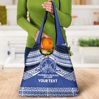 Personalised Tonga Taufa'ahau Pilolevu College Grocery Bag Polynesian Ngatu Tribal