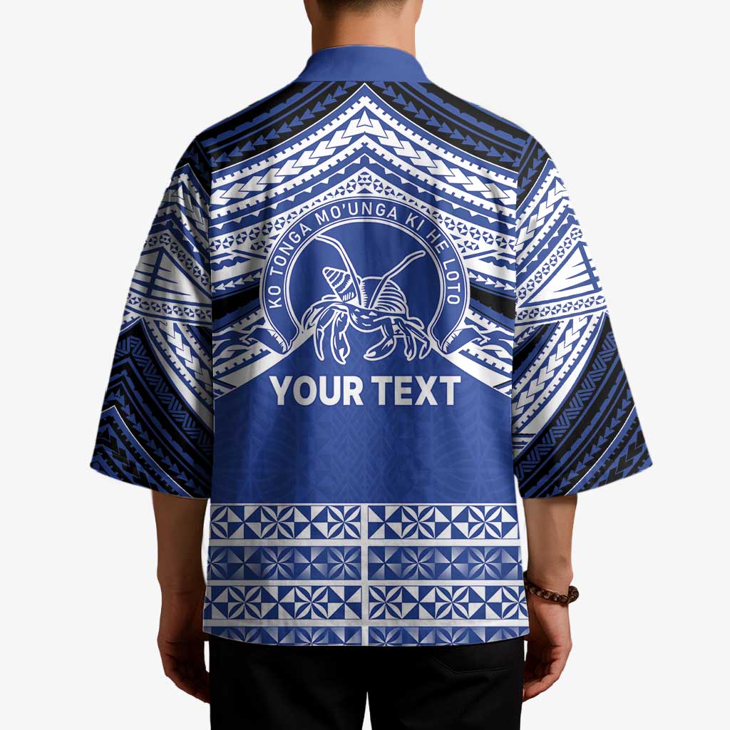 Personalised Tonga Taufa'ahau Pilolevu College Kimono Polynesian Ngatu Tribal - Polynesian Pride