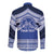 Personalised Tonga Taufa'ahau Pilolevu College Long Sleeve Button Shirt Polynesian Ngatu Tribal