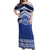 Personalised Tonga Taufa'ahau Pilolevu College Off Shoulder Maxi Dress Polynesian Ngatu Tribal