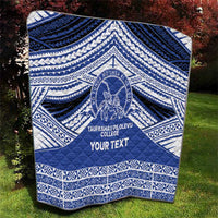Personalised Tonga Taufa'ahau Pilolevu College Quilt Polynesian Ngatu Tribal LT9 - Polynesian Pride