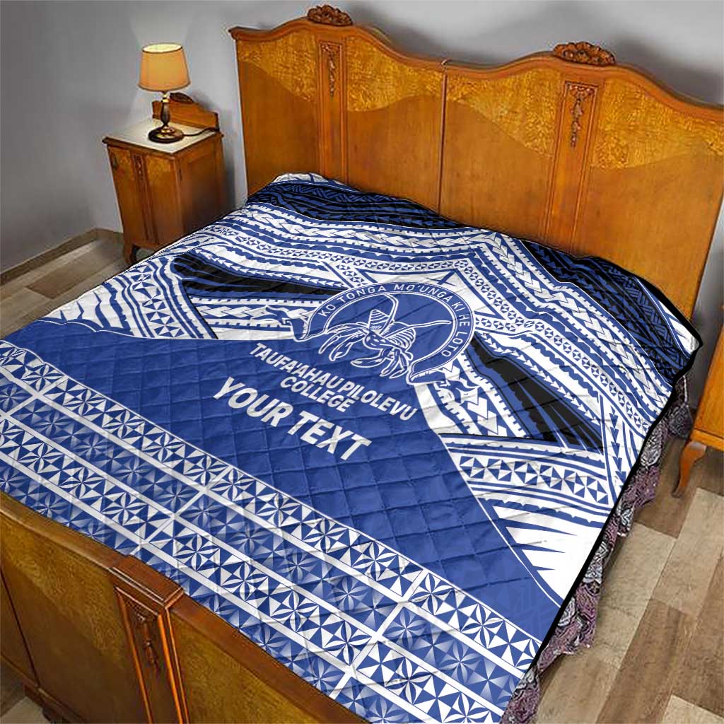 Personalised Tonga Taufa'ahau Pilolevu College Quilt Polynesian Ngatu Tribal LT9 - Polynesian Pride