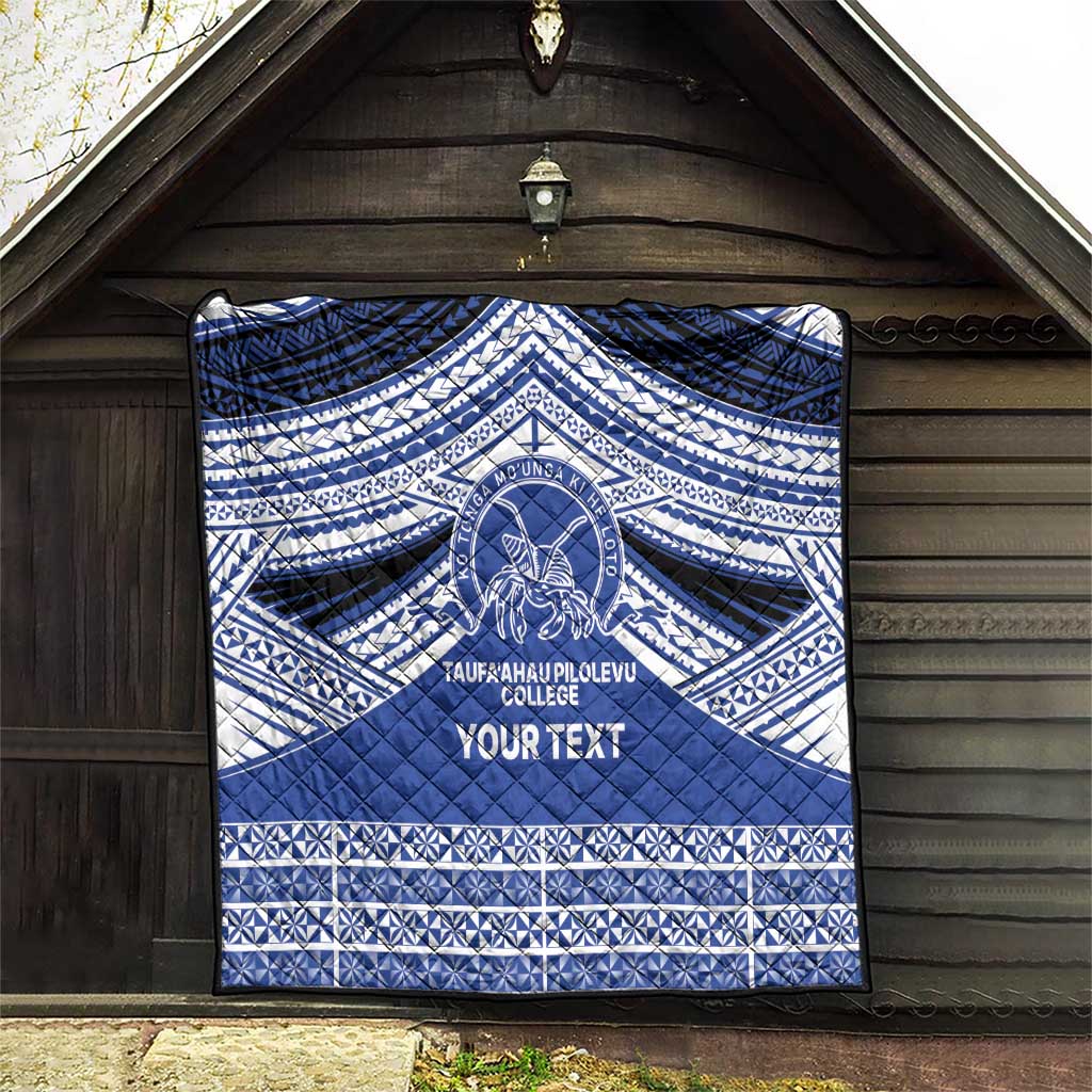 Personalised Tonga Taufa'ahau Pilolevu College Quilt Polynesian Ngatu Tribal LT9 - Polynesian Pride