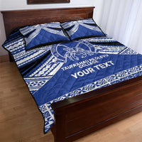 Personalised Tonga Taufa'ahau Pilolevu College Quilt Bed Set Polynesian Ngatu Tribal