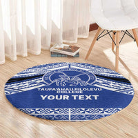 Personalised Tonga Taufa'ahau Pilolevu College Round Carpet Polynesian Ngatu Tribal LT9 - Polynesian Pride