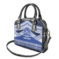 Personalised Tonga Taufa'ahau Pilolevu College Shoulder Handbag Polynesian Ngatu Tribal LT9 - Polynesian Pride