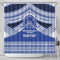 Personalised Tonga Taufa'ahau Pilolevu College Shower Curtain Polynesian Ngatu Tribal LT9 - Polynesian Pride