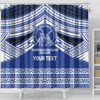 Personalised Tonga Taufa'ahau Pilolevu College Shower Curtain Polynesian Ngatu Tribal LT9 - Polynesian Pride