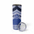 Personalised Tonga Taufa'ahau Pilolevu College Skinny Tumbler Polynesian Ngatu Tribal