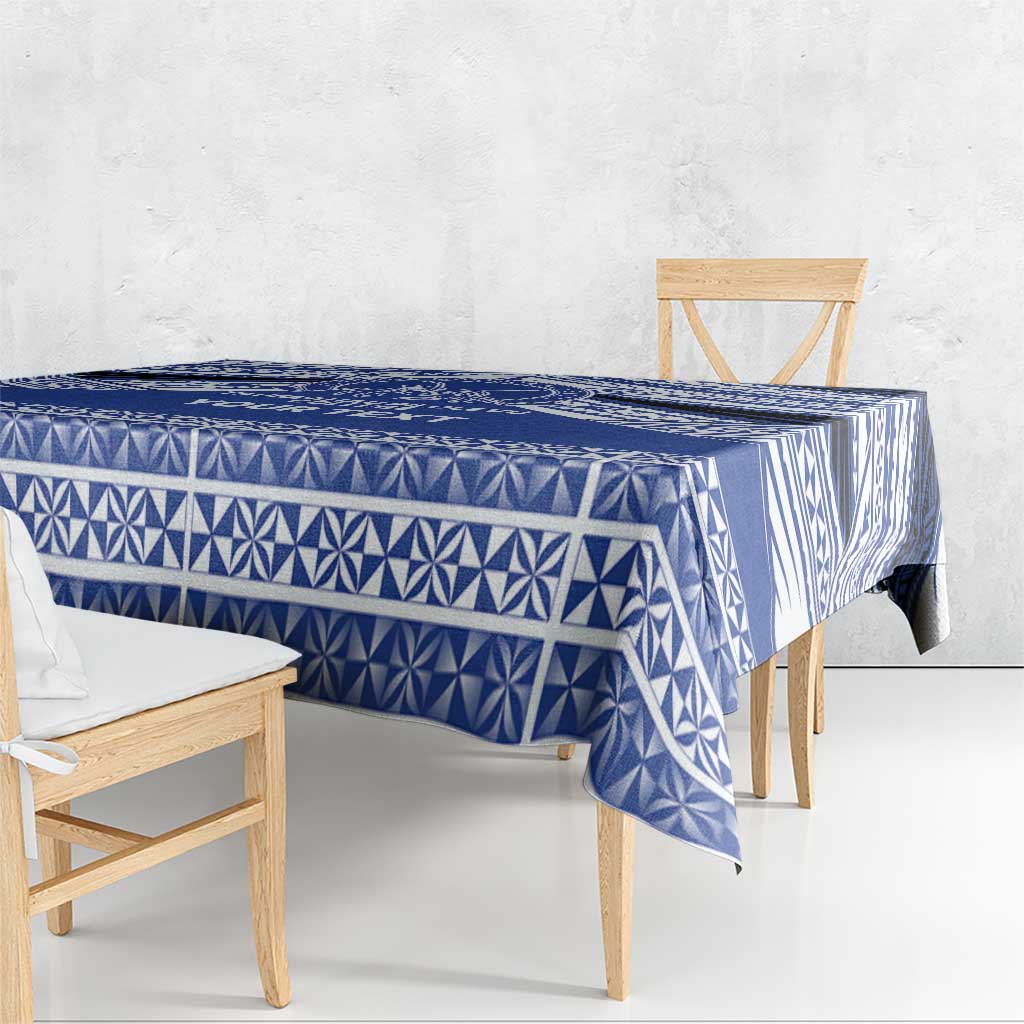 Personalised Tonga Taufa'ahau Pilolevu College Tablecloth Polynesian Ngatu Tribal